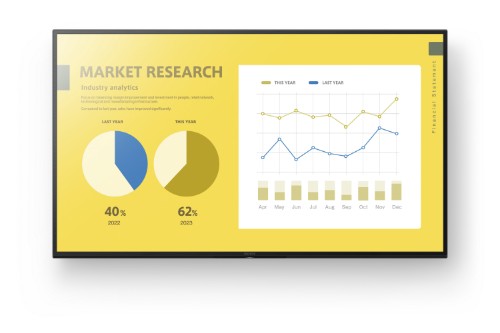 Sony FW-50EZ20L signage display Digital signage flat panel 50" LED Wi-Fi 350 cd/m² 4K Ultra HD Black Android 16/7