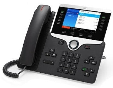 Cisco 8851, Refurbished IP phone Black LED