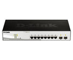 D-Link DGS-1210-10 network switch Managed L2 Gigabit Ethernet (10/100/1000) 1U Black, Gray