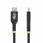 StarTech.com USB2EPR6F USB cable USB 2.0 70.9" (1.8 m) USB C 0.48 Gbit/s 240 W Black