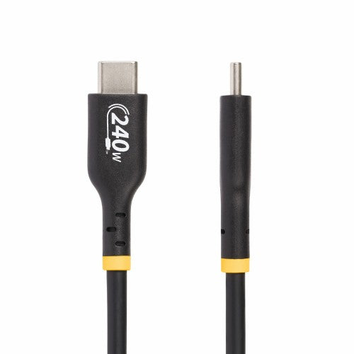StarTech.com USB2EPR6F USB cable USB 2.0 70.9" (1.8 m) USB C 0.48 Gbit/s 240 W Black