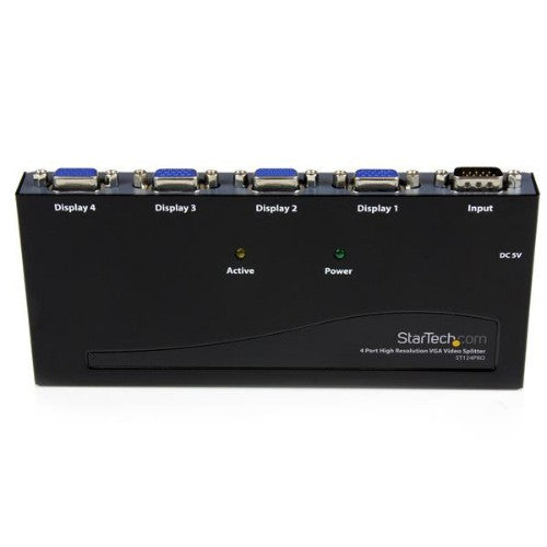 StarTech.com ST124PRO video splitter VGA 4x VGA - Buy IT Solutions