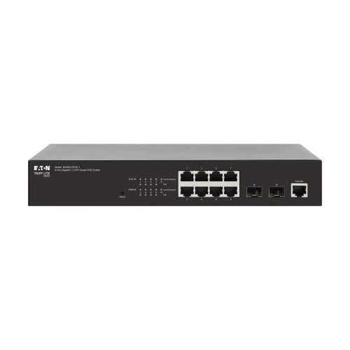 Eaton NGS8C2POE-1 network switch Managed L2 Gigabit Ethernet (10/100/1000) Power over Ethernet (PoE) 1U Black