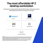 HP Z1 Tower G1i Desktop PC Wolf Pro Security Edition Intel Core Ultra 7 265 16 GB DDR5-SDRAM 512 GB SSD Windows 11 Pro Workstation AI Workstation, AI PC Black
