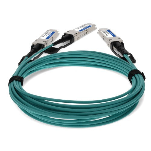 AddOn Networks MFS1S50-H010V-AO InfiniBand/fibre optic cable 393.7" (10 m) QSFP56 2x QSFP56 AOC Aqua color