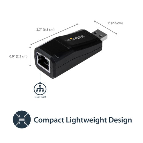 StarTech.com USB31000NDS network card Ethernet 1000 Mbit/s