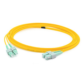AddOn Networks 1m, APC/SC -APC/SC InfiniBand/fibre optic cable 39.4" (1 m) Yellow