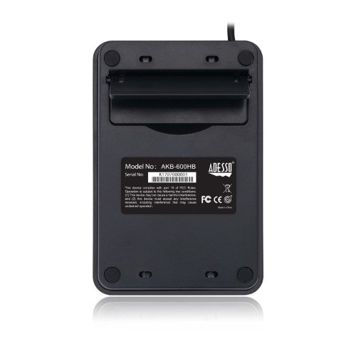 Adesso AKB-600HB numeric keypad Universal USB Black
