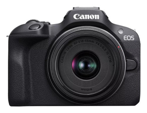 Canon EOS R100 RF-S18-45mm F4.5-6.3 IS STM & RF-S55-210mm F5-7.1 IS STM MILC 24.1 MP CMOS 6000 x 4000 pixels Black