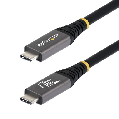 StarTech.com CC3FT80GUSB4CABLE USB cable USB4 Gen 4x2 35.4" (0.9 m) USB C Black