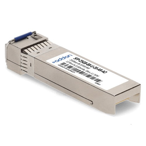 AddOn Networks Arista Networks Compatible TAA 25GBase-BX SFP28 Transceiver (SMF, 1270nmTx/1330nmRx, 20km, LC, DOM) network transceiver module Fiber optic 25000 Mbit/s