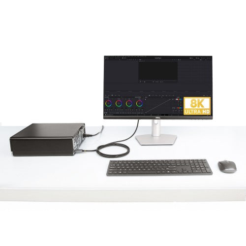 StarTech.com 133DISPLAYPORTHDMI21 video cable adapter 78.7" (2 m) DisplayPort HDMI Black, Silver