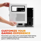 HP OMEN 16L Gaming Desktop TG03-0110 PC Intel Core Ultra 5 225F 8 GB DDR5-SDRAM 512 GB SSD NVIDIA GeForce RTX 3050 Windows 11 Home Midi Tower White