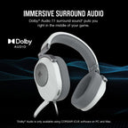 Corsair HS65 Headset Wired Head-band Gaming White