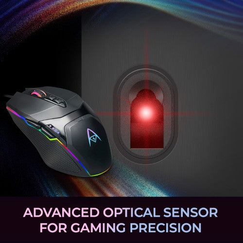 Adesso iMouse X5 mouse Gaming Ambidextrous USB Type-A Optical 6400 DPI