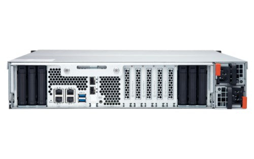 QNAP TES-1885U NAS Rack (2U) Intel® Xeon® D D-1521 32 GB DDR4 QNAP Turbo System Aluminum, Black