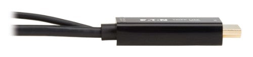 Tripp Lite P130-06N-DP-4K6 video cable adapter 10" (0.254 m) HDMI Type A (Standard) DisplayPort + USB Type-A Black