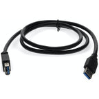 AddOn Networks USB3EXTAA6-AO USB cable USB 3.2 Gen 1 (3.1 Gen 1) 72" (1.83 m) USB A Black