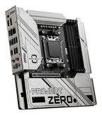 MSI B650M PROJECT ZERO motherboard AMD B650 Socket AM5 micro ATX