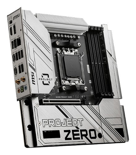 MSI B650M PROJECT ZERO motherboard AMD B650 Socket AM5 micro ATX