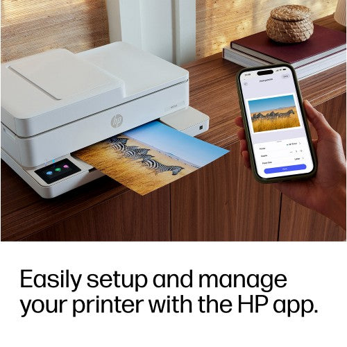 HP Envy 6555 Wireless All-in-One Color Printer, Photo printing; Copier, Scanner