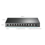 TP-Link TL-SG1210MPE network switch Managed L2 Gigabit Ethernet (10/100/1000) Power over Ethernet (PoE) Black
