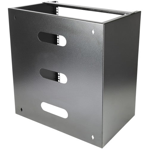 StarTech.com WALLMNT12 rack cabinet 12U Wall mounted rack Black
