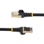 StarTech.com C6ASPAT30BK networking cable Black 358.3" (9.1 m) Cat6a