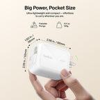 Belkin WCH023DQWH mobile device charger Smartphone White AC Fast charging Indoor