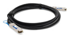 AddOn Networks ADD-Q28INQ28MX-P2M InfiniBand/fibre optic cable 78.7" (2 m) QSFP28 DAC Black, Stainless steel