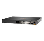 HPE Aruba Networking Aruba 6200F 24G Class4 PoE 4SFP+ 370W Managed L3 Gigabit Ethernet (10/100/1000) Power over Ethernet (PoE) 1U Black