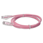 AddOn Networks ADD-15FSLCAT6A-PK networking cable Pink 181.1" (4.6 m) Cat6a U/UTP (UTP)