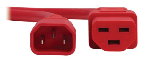 Eaton P037-003-ARD power cable Red 35.4" (0.9 m) C14 coupler C21 coupler