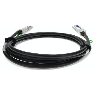AddOn Networks QSFP-100G-PDAC3M-I-AO InfiniBand/fibre optic cable 118.1" (3 m) QSFP28 Black, Silver