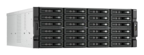QNAP TL-R2400PES-RP storage drive enclosure HDD/SSD enclosure Black, Gray 2.5/3.5"