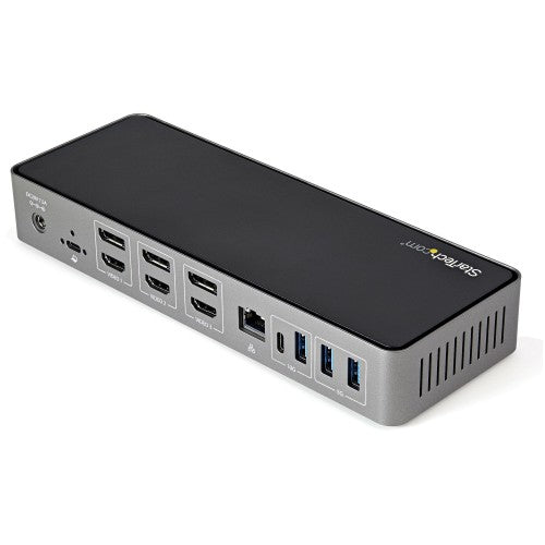StarTech.com DK31C3HDPD laptop dock/port replicator Wired USB 3.2 Gen 2 (3.1 Gen 2) Type-C Black, Gray