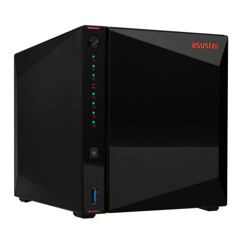 Asustor AS5404T NAS/storage server Intel® Celeron® N5105 4 GB DDR4 0 TB ADM Black