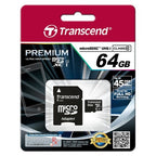 Transcend TS64GUSDU1 memory card 64 GB MicroSDXC MLC Class 10