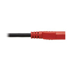 Tripp Lite P004-004-RD power cable Black, Red 47.2" (1.2 m) C14 coupler C13 coupler
