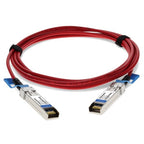 AddOn Networks SFP-H10GB-CU0-5M-RD-AO InfiniBand/fibre optic cable 19.7" (0.5 m) SFP+ Red