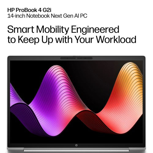 HP PB4G2i14AI U7 355 14 16GB/512 PC Intel U7 355, 14 WUXGA AG LED UWVA, UMA, Web Copilot+ PC Intel Core Ultra 7 Laptop 14" DDR5-SDRAM 512 GB SSD Wi-Fi 7 (802.11be) Windows 11 Pro Silver