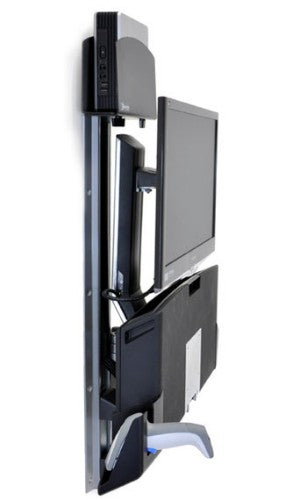 Ergotron StyleView Sit-Stand Combo Extender Silver Metal