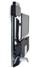 Ergotron StyleView Sit-Stand Combo Extender Silver Metal