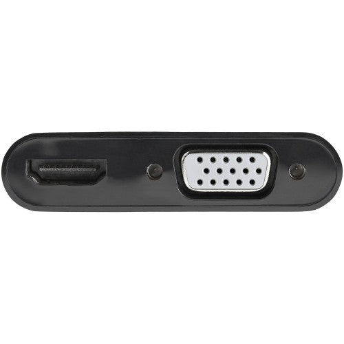 StarTech.com DP2VGAHD20 video cable adapter DisplayPort HDMI + VGA (D-Sub) Black