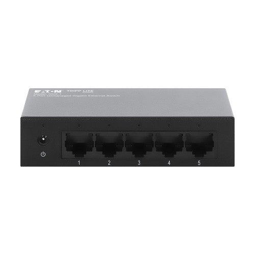 Eaton NG5-1 network switch Unmanaged Gigabit Ethernet (10/100/1000) Desktop/Wall-Mounting Black