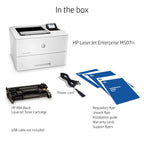 HP LaserJet Enterprise M507n Black and white Printer, Ethernet Only