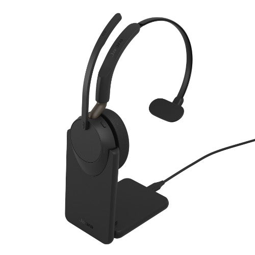 Jabra Evolve3 65 Headset Wireless Head-band Office/Call center USB Type-C Bluetooth Black