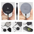 StarTech.com 1PB-WIRELESS-CHARGER mobile device charger Smartphone Black USB Wireless charging Indoor