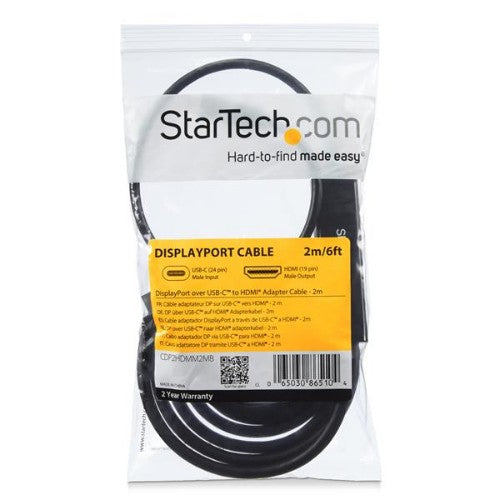 StarTech.com CDP2HDMM1MB video cable adapter 39.4" (1 m) USB Type-C HDMI Black