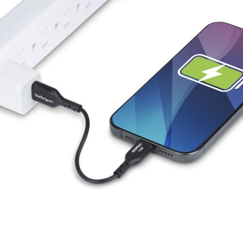 StarTech.com USB2AC6INCHBK USB cable USB 2.0 5.91" (0.15 m) USB A USB C Black